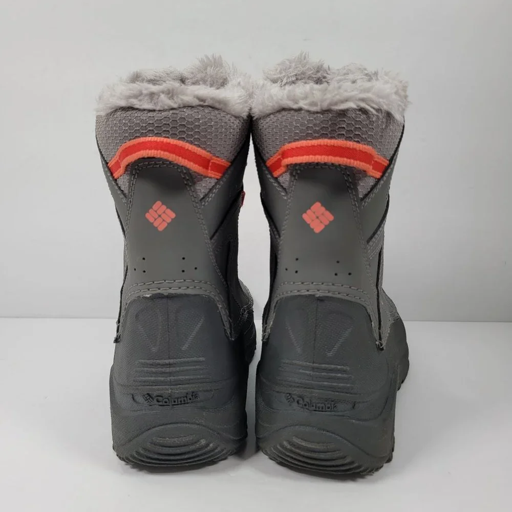 Columbia Arctic Trip Omni Girl's Waterproof Gray Snow Boots BY1333-060 US Size 5